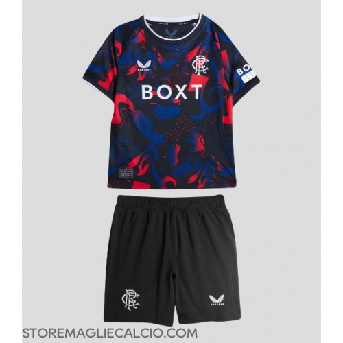 Rangers Maglia Gara Terza Repliche 2024-25 Bambino Maniche Corte Rangers Maglia Gara Terza Repliche 2024-25 Bambino Maniche Corte